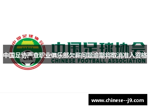 中国足协严查职业俱乐部欠薪问题逾期将取消准入资格 中国足协严查职业俱乐部欠薪问题逾期将取消准入资格